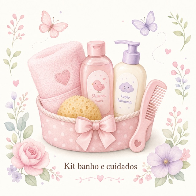 Kit banho e cuidados